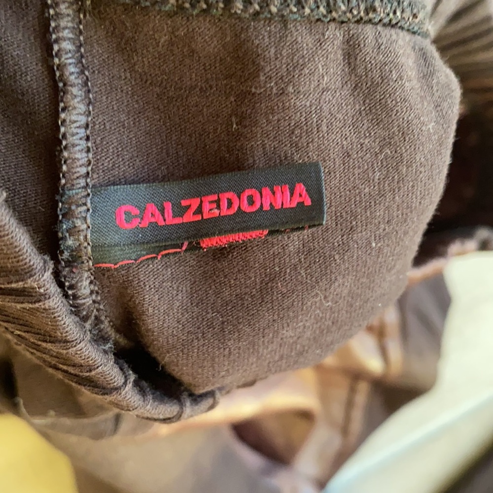 ✨ CALZENDONIA Italian leggings leather design - Picture 5 of 5